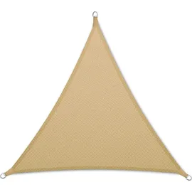 casa pura Wasserabweisendes Sonnensegel dreieckig 300 x 300 x 300 cm Sand