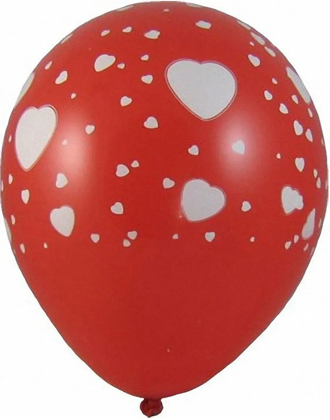 Luftballons 'Weiße Herzen' O 300 mm, Größe 'L', 100 Stk.