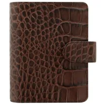 Filofax Classic Croc Pocket Kastanie 2023