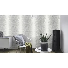 Rasch Textil Vliestapete 10,05m x 0,53m 413809 grau/silber/weiß
