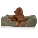 Knuffelwuff Hundebett Nunavut S 70 x 50 cm Khaki
