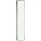 EMCO asis module 300 Schrankmodul Unterputzmodell, mit großem Stauraumfach, 972027413, aluminium/optiwhite, 1 Tür,