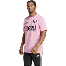 adidas Messi Name and Number Graphic T-Shirt Easy Pink M