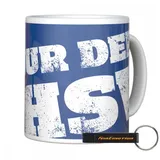 Hamburger SV HSV Tasse Nur der HSV 300ml Keramik HSV Fanartikel + FanEmotion Flaschenöffner