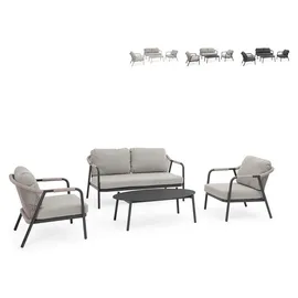 BIZZOTTO Miravet Loungeset anthrazit/taupe