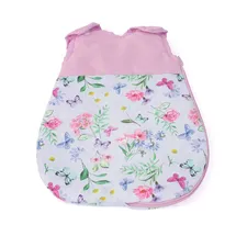 Bayer Chic 2000 794-53 Puppen Bola, Schlafsack für Babypuppen, Flowers, rosa