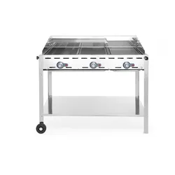 Hendi Grillsystem 3 Brenner Green Fire Profi Line Partygrill