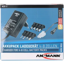Ansmann Ladegerät ACS48 1001-0024 für 4,8 - 9,6 Volt Akkupacks