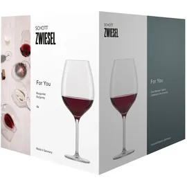 Schott Zwiesel For You Rotweinglas Kristallglas 0,63 l 4er Set