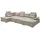ed exciting design ED Lifestyle Medan U Sofa 3-teilig Holzwerkstoff/Nosag - Braun
