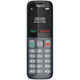 Gigaset Comfort 600 SIM Dark Silver Telefon, - Schwarz/Grau