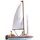 NOCH Segelboot 16824 H0