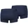 Levi's Herren Trunk ORGANIC CO 2er Pack | SOLID BASIC Logobund Blau M