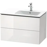 Duravit Waschtischunterschrank 2 Schubkästen 82 x 55 x 48,1 cm Grau