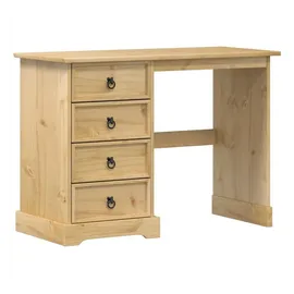 vidaXL Schminktisch Corona 104x47x75 cm Massivholz Kiefer