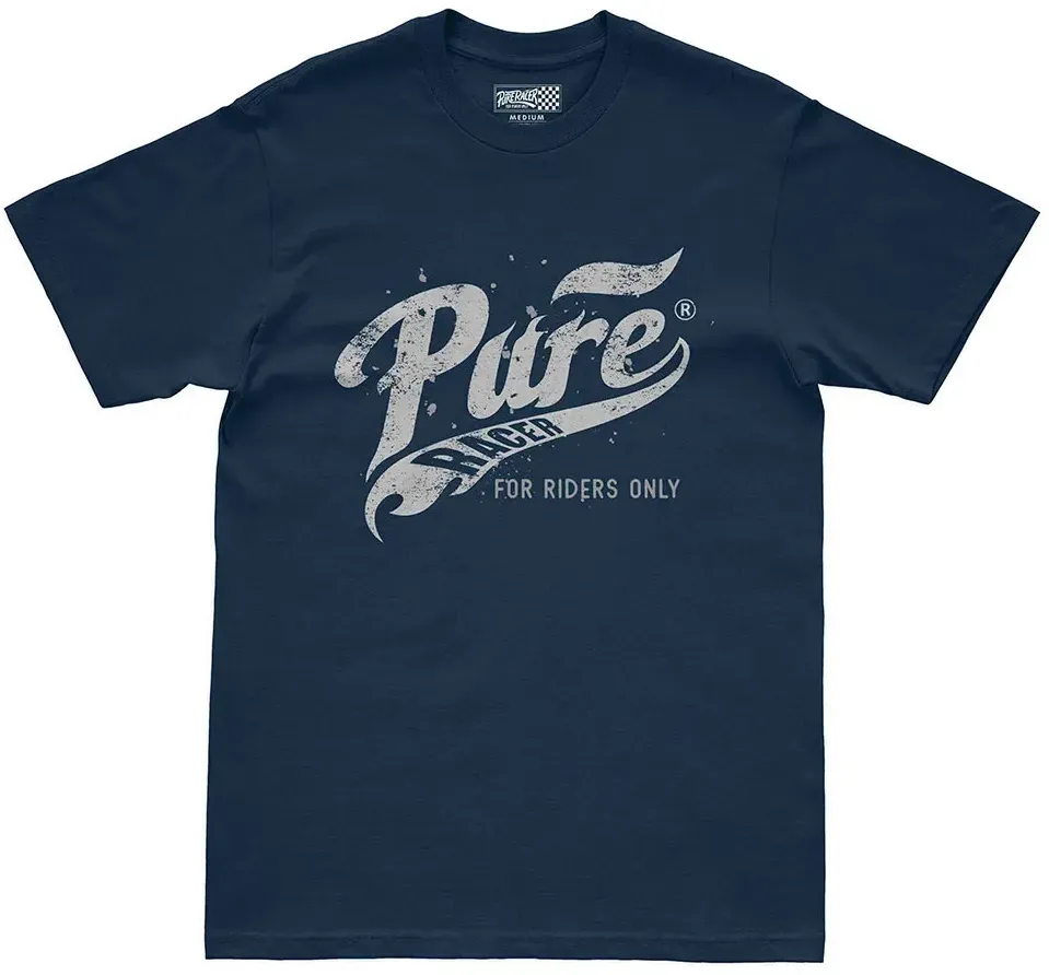 Pure Racer Basic Flames Kurzarm-t-shirt - Navy - 2XL