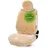Walser Autositzbezug Teddy, Sitzbezug Kunstfell, Auto-Schonbezug in Lammfell-Optik, Flauschiger Plüsch-Schonbezug vegan beige