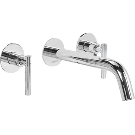 Beliani ISHINCA Waschtischarmatur Silber