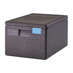 Cambro isolierter Toplader Lebensmitteltransportbehälter 46L. Bequeme Griffe