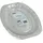 Papstar Starpak Servierplatten, Alu oval 35 cm x 24,5 cm