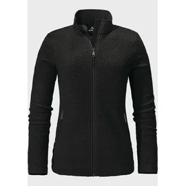 Schöffel Damen Atlanta Fleece Jacke (Größe L, schwarz)