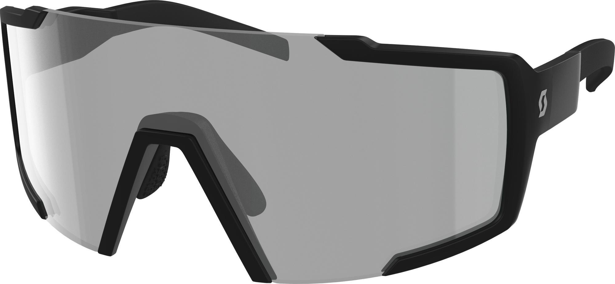 Scott Sunglasses Shield LS black matt/grey light sensitive (0135)