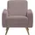 exxpo - sofa fashion Sessel EXXPO - SOFA FASHION "Samso, Loungesessel", braun (old rose), B:82cm H:87cm T:80cm, 100% PES, Sessel, Sessel, elegant und bequem, aktueller Cord Bezug