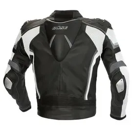 BÜSE Mille Motorrad Lederjacke Schwarz/Weiß 102