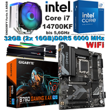 Bundle Intel Core i7 14700KF GA B760 Gaming X AX 32GB DDR5 6000 MHz Aufrüstkit