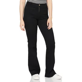 Wrangler Flare Flared Hosen Schwarz 29 34