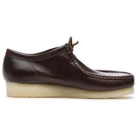 CLARKS Wallabee Herren DARK BROWN LEATHER 44.5