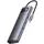 Baseus 8-in-1 (USB-C, Multi Dock Grau