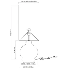 LUCIDE Stehlampe, ESTERAD E27