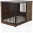 hjh living PAWHOME S Hundebox 80 x 55 x 60 cm Braun