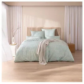 Estella Mako-Satin Paisley elfenbein 155 x 220 cm + 80 x 80 cm