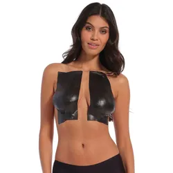 Klebe-BH MAGIC BODYFASHION "Double Sticky Boob Tape", Damen, Gr. N-Gr, schwarz, Obermaterial: 98% Polyamid, 2% Elasthan, unifarben, feminin, figurbetont, BHs, beidseitig klebend, geeignet für jede Brustgröße