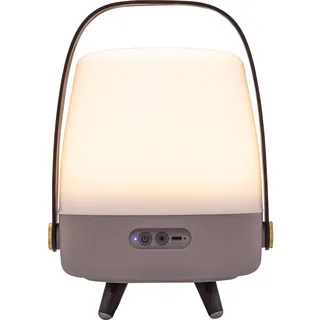 Kooduu Akku-Tischleuchte Lite up Play Mini Kunststoff Braun