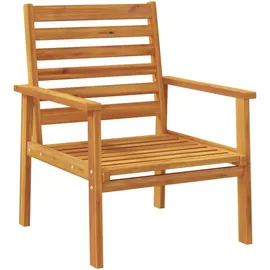 vidaXL Gartensessel 59 x 65 x 25,5 cm braun 2 St.