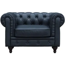 Habitat et Jardin Chesterfield Sessel 82 x 70 x 111 cm Schwarz