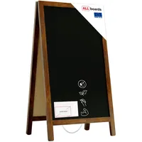 ALLboards Kundenstopper – lackierter Holzrahmen 78x44 cm,