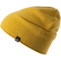 Wintermütze Edge Fein Strickmütze Unisex Beanie Mütze Lamm & Merino Wolle gelb No Size