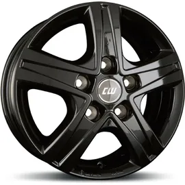 Borbet CWD 6,0 x 15 5 x 118 ET68 MB71,1 Schwarz Poliert
