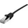Dexlan Patchkabel Cat. 6A, S/FTP (PiMF), ultradünn, halogenfrei, mit Rastnasenschutz, schwarz, 0,3