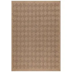 Carpetsale24 Outdoor Teppich 160x230 cm – Großer Wohnzimmer Teppich in Jute-Optik – Wetterfest, Pflegeleicht & Vielseitig – Für Garten, Terrasse