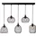 GLOBO Anya 5-flg. 20 cm schwarz Metall
