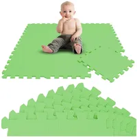 LittleTom 9 Teile Baby Kinder Puzzlematte ab Null - 30x30 Puzzle Spielmatte Krabbelmatte