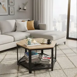 Tectake Norwich Beige Eiche 86,5 x 46,5 x 75 cm