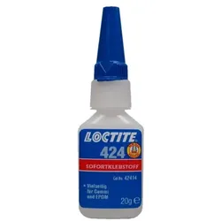 424 Kunststoff-Sofortklebstoff farblos, niedrigviskos, 20gr Flasche - farblos/transparent