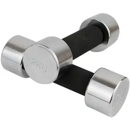 Hantelset Hantel 2 kg Chrom