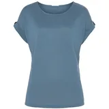 LASCANA Kurzarmshirt Blau 48/50